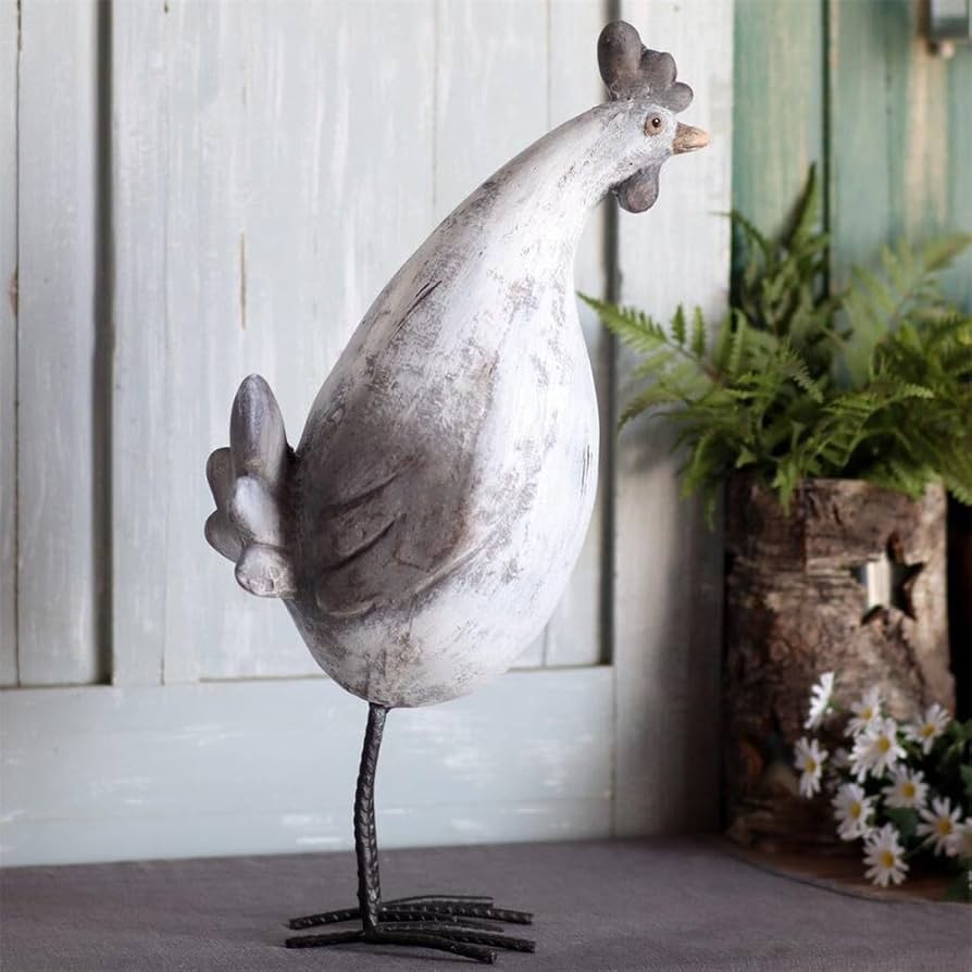 ガーデンオブジェ オーナメント ガーデニング 置物 庭アクリル ブラックニワトリ 楽天市場】ガーデンオーナメント 鶏 かわいいガーデン置物 庭の